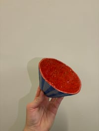 Image 2 of Blue Stripe - Oatmeal Bowl
