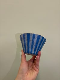 Image 3 of Blue Stripe - Oatmeal Bowl