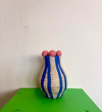Image 1 of Lil Vase - balls and stripes