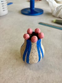 Image 2 of Lil Vase - balls and stripes