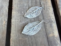 Image 5 of Dogwood Leaf earrings