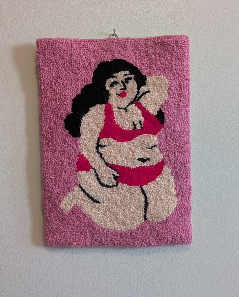 Image of Pink  + Red pinup