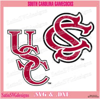 Image 5 of South Carolina Gamecocks Set Design SVG Files, Cricut, Studio, Digital Cut Files