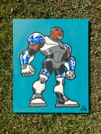 "Cyborg" (24x30) Painting