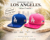 Image 3 of The iconic LA Embroidered Snapback Hat