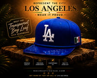 Image 1 of The iconic LA Embroidered Snapback Hat