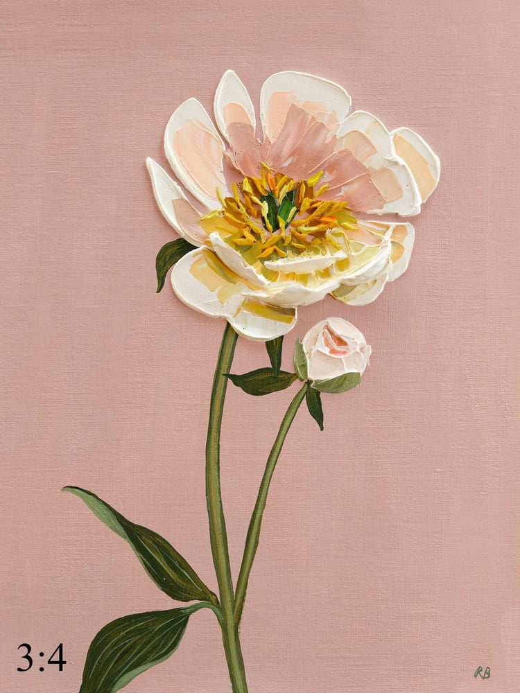 Image of Coral Charm Peony Giclée Print