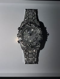 Dark mossinite watch