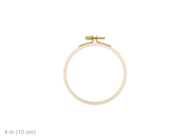 Image of 4" Embroidery Hoop w/Brass Clamp