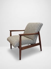 Image 5 of Fauteuil WR tissu chiné beige