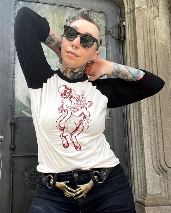 Image of "Little Lamb" Raglan Tshirt