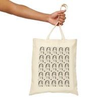 Image 5 of Tote Bag — 'Stay Strange' Illustrated Portrait Cotton Canvas Tote