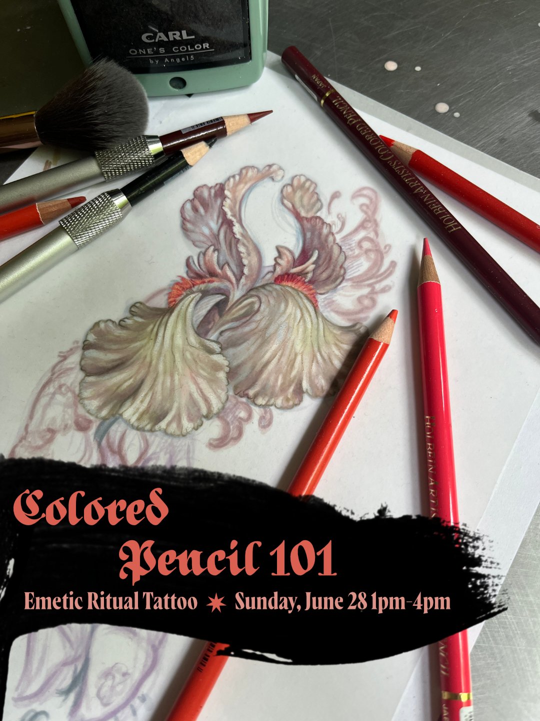 Image of Colored Pencil 101 (In-Person Class)