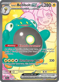 Iono's Bellibolt ex - 172/159 - SV09: Journey Together - Near Mint