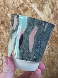 Image 3 of Marble cup Black & pastel