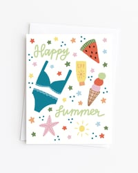 Image 1 of Happy Summer Card