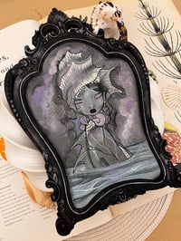 Image 4 of Pearl original illustration on wood 