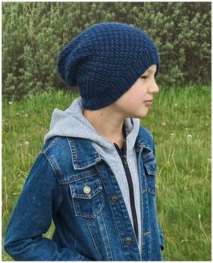 Image of Grumbles' Slouchy Winter Hat Knitting Pattern