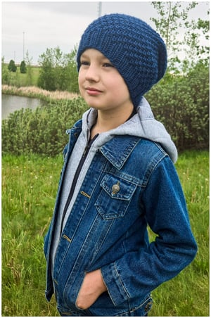 Image of Grumbles' Slouchy Winter Hat Knitting Pattern