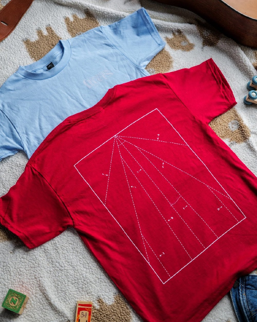 First Time Flyers Kids T-Shirt with Paper Airplane Design