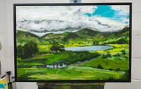 Image 2 of Little Langdale Tarn (Framed Original)