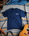 Navy First Time Flyers T-Shirt w/ Paper Airplane Design