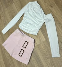 Image 1 of White asymetrical top 