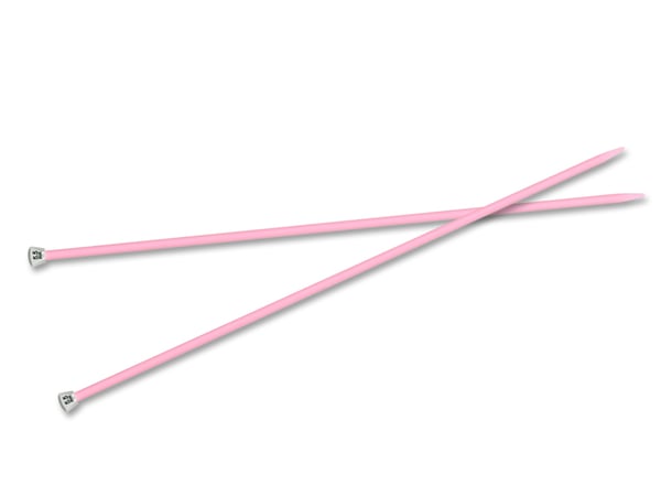 Image of Aluminum Straight Knitting Needles 14" (35 cm)
