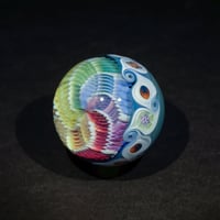 Image 2 of Pastel Rainbow Reticello w/ Murrini pinwheels