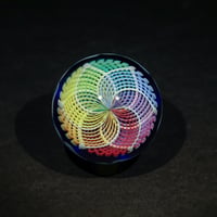 Image 1 of Pastel Rainbow Reticello w/ Murrini pinwheels