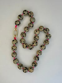 Image 3 of Hand-Knotted Dalmatian Jasper