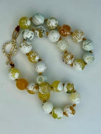Image 3 of Hand-Knotted Treated Agate