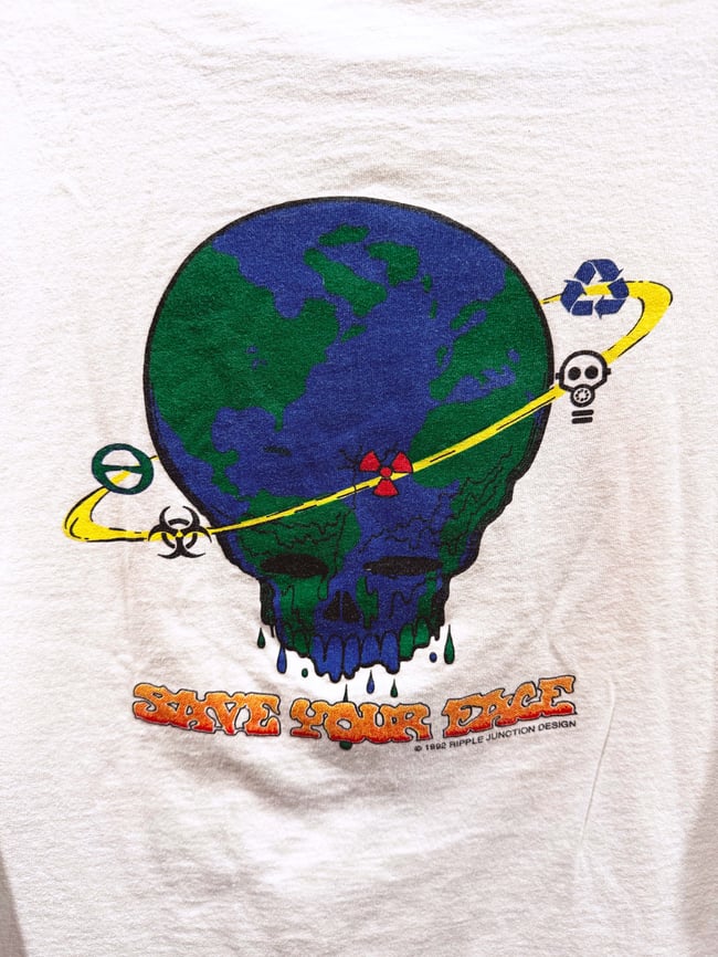 Grateful Dead 1992 'Save Your Face' Ripple Junction T-Shirt - Size XL