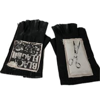 Image 1 of Black flag gloves 