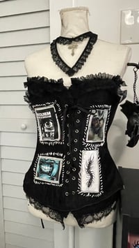 Image 2 of Patch work corset (S) 