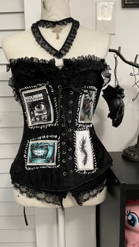 Image 3 of Patch work corset (S) 