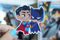 Image 2 of DC - Superbat Ships Stickers
