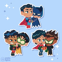 Image 1 of DC - Superbat Ships Stickers