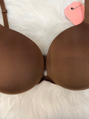 Image of 32D - SKIMS Ultimate Teardrop Push Up Plunge Bra in Cocoa - New With Tags 