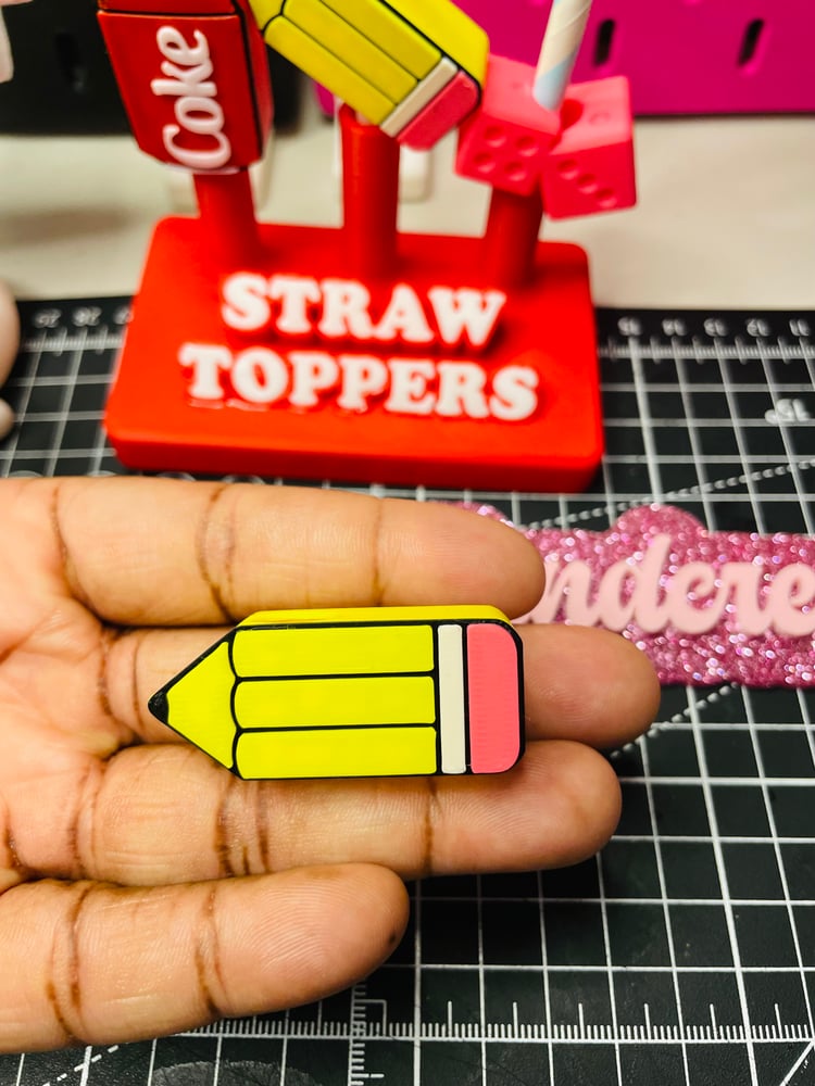 Image of Pencil straw topper