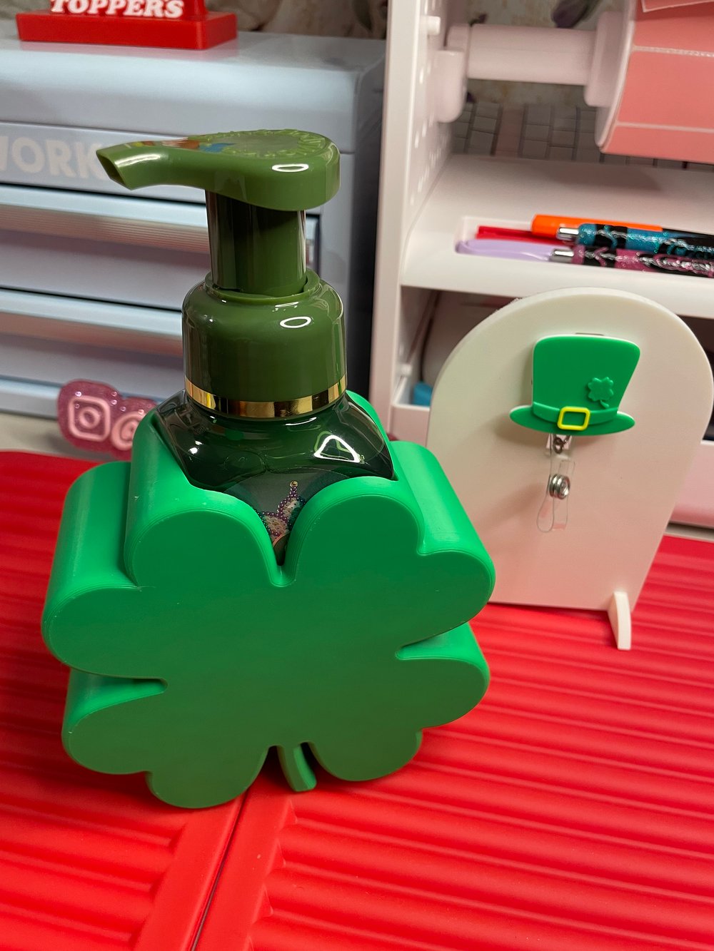 Image of Shamrock soap holder