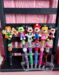 Image 1 of Clay Doll Beaded Fancy Pens ✨🖊️💖