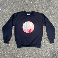 S Desert Crewneck Sweatshirt in Black