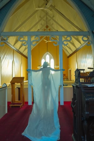 Image of Toxic Vision Sunday Service  cloak