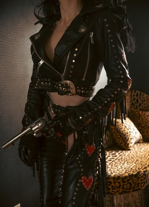 Image of Toxic Vision Heartbreaker biker jacket