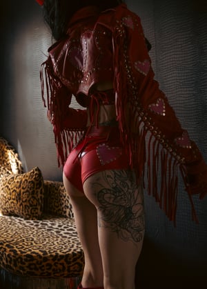 Image of Toxic Vision Heartbreaker red hot pants