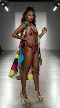 Image 2 of Irie Vibez - Swimsuit Wrap