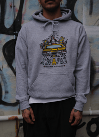 Image 2 of CHAPEL TATTOO TAXI HOODIE