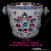 Image of Dazzle Swarovski Crystal Ice Bucket For Wine and Champagne 