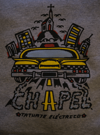 Image 5 of CHAPEL TATTOO TAXI HOODIE